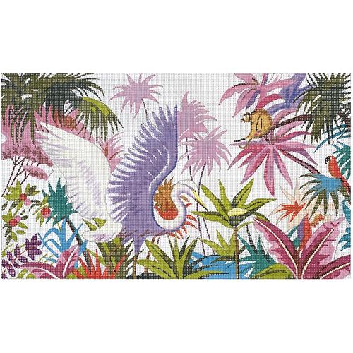 Egret in Amazon Rainforest Clutch