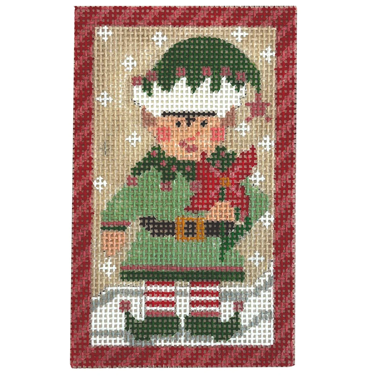 Elf Holding Poinsettia