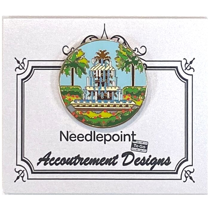 Enamel Magnet - Pineapple Fountain