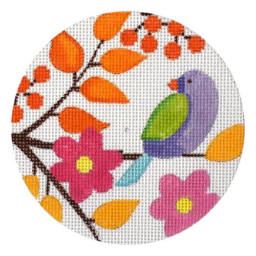 Birds and Blooms-Violet Bird