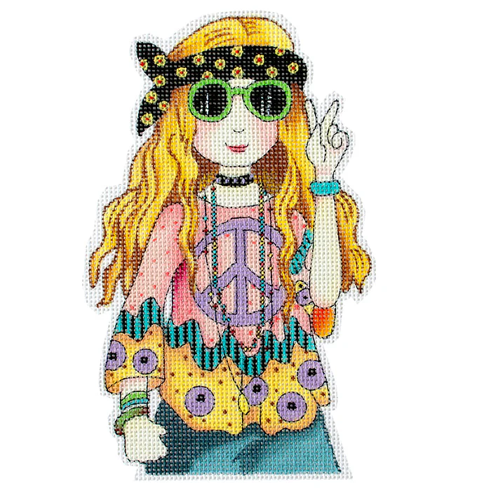 Fabulous Females: Hippie Girl Close Up