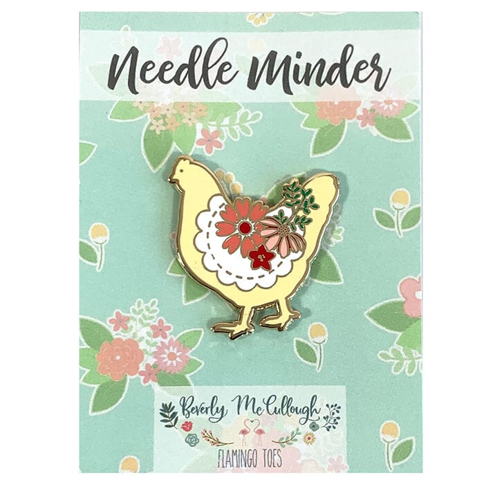 Farmhouse Floral Chicken Needleminder