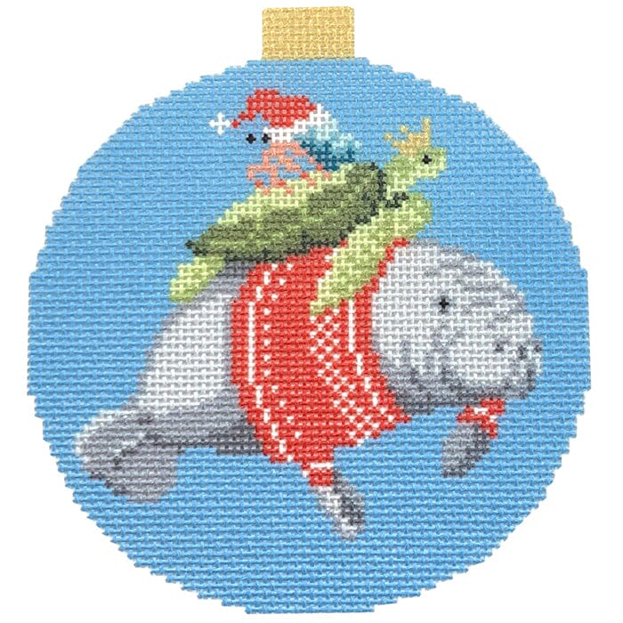 Festive Sea Friends - Manatee and Turtle with Stitch Guide