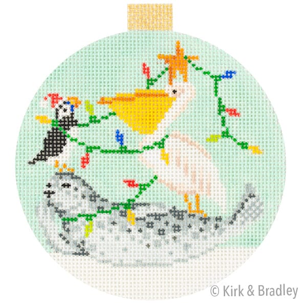 Festive Sea Friends - Seal, Puffin and Pelican with Stitch Guide