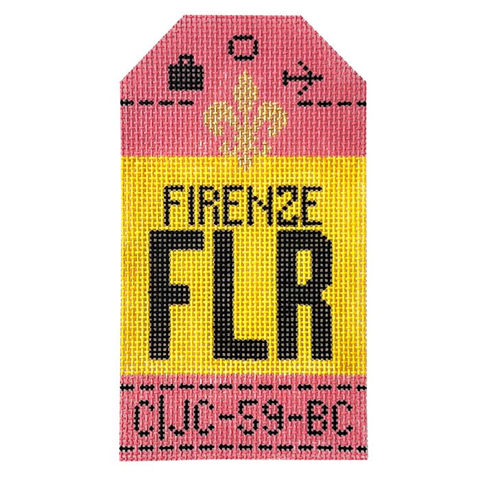 Firenze FLR Retro Travel Tag