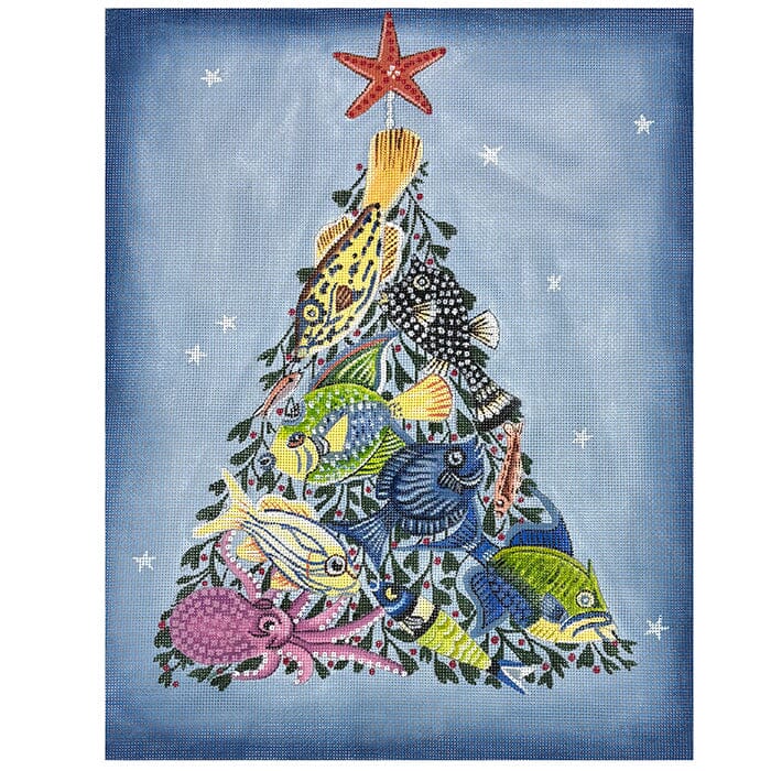 Fish Decorations Tree Pillow