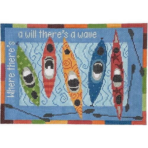 Five Kayaks