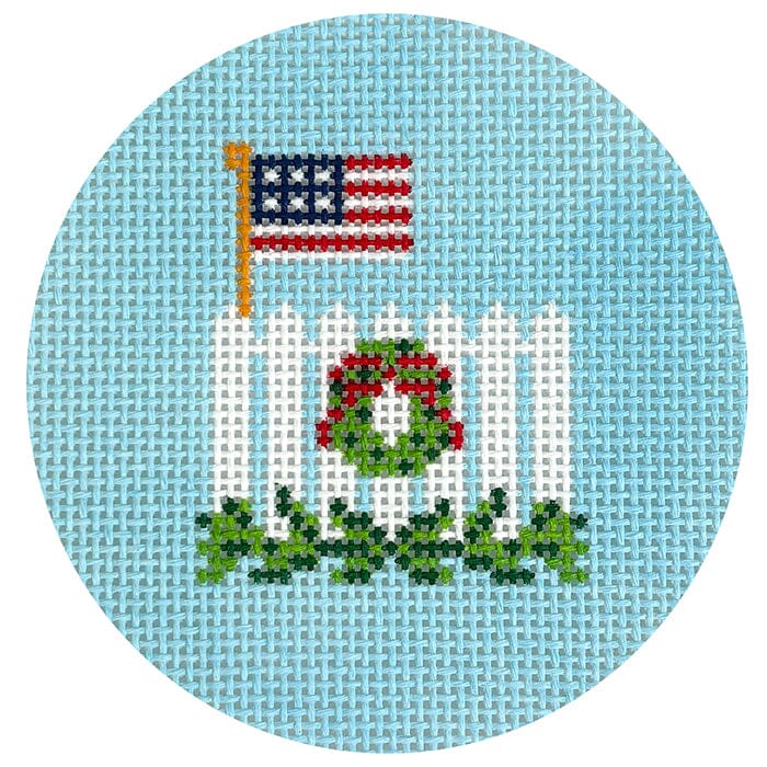 Flag and Picket Fence Round