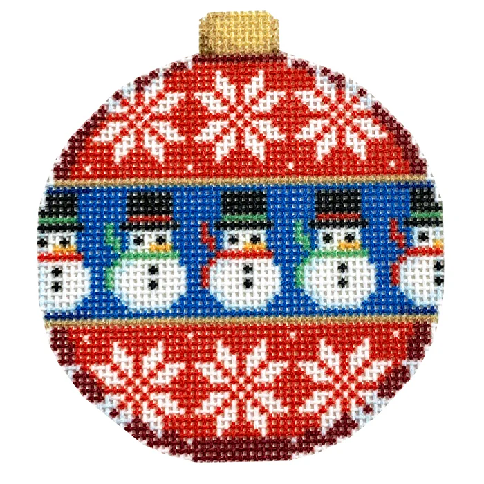 Flake/Snowman Ball Ornament