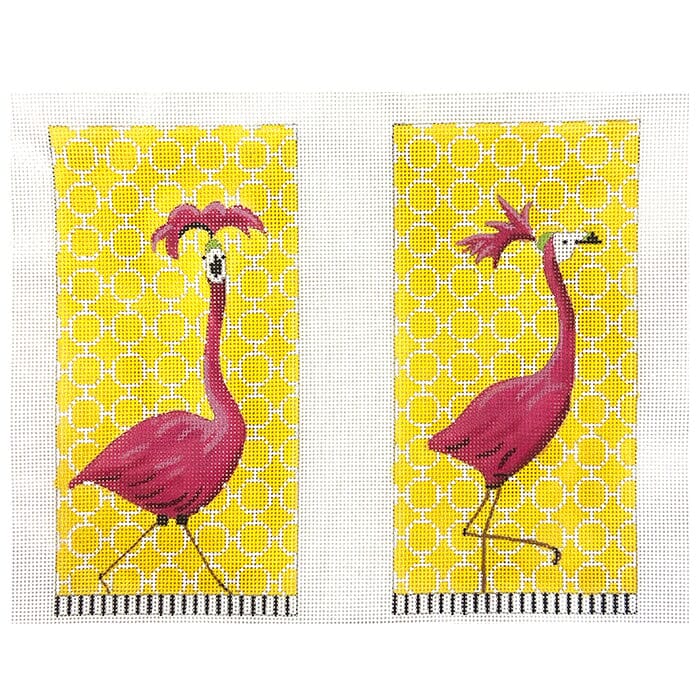 Flamingo Double Eyeglass Case