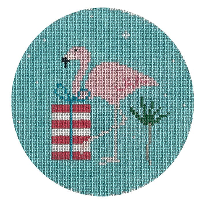 Flamingo H Stripe Round