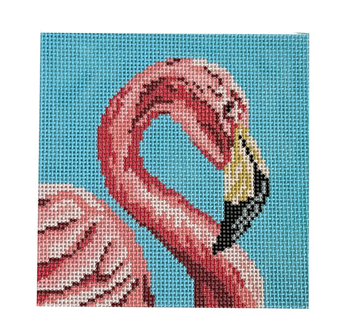 Pink Flamingo 4'' Square