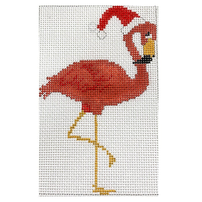 Flamingo with Santa Hat, no Boots