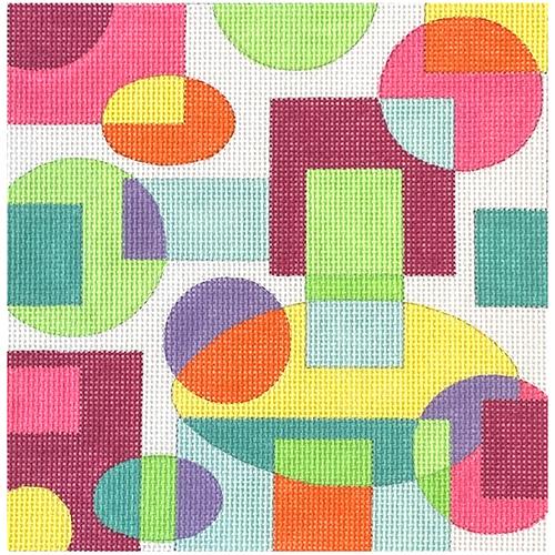 Floating Geometric Shapes on 13