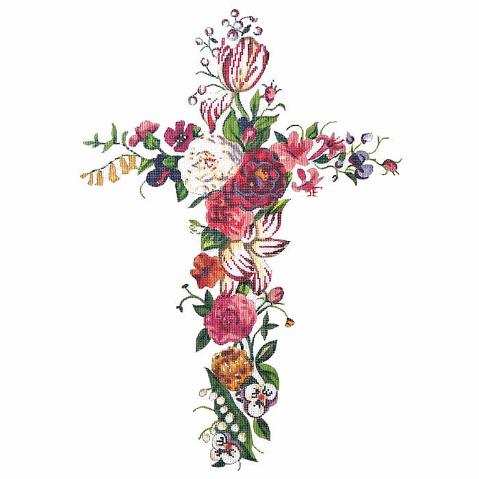 Floral Cross