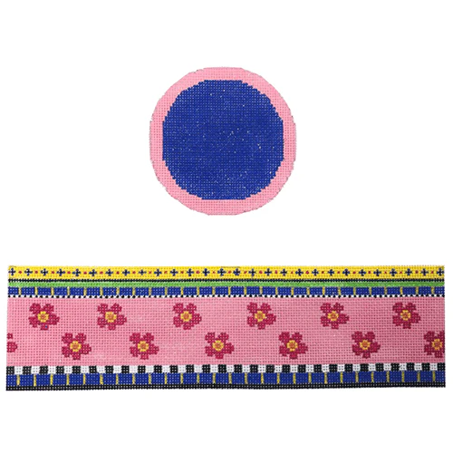 Floral Pink hinged box with hardware