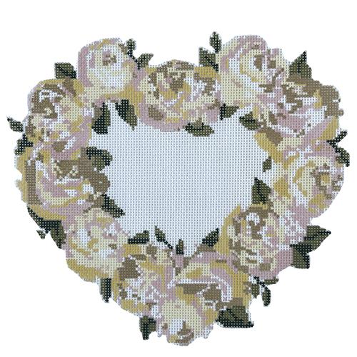 Floral Wreath Heart Shaped