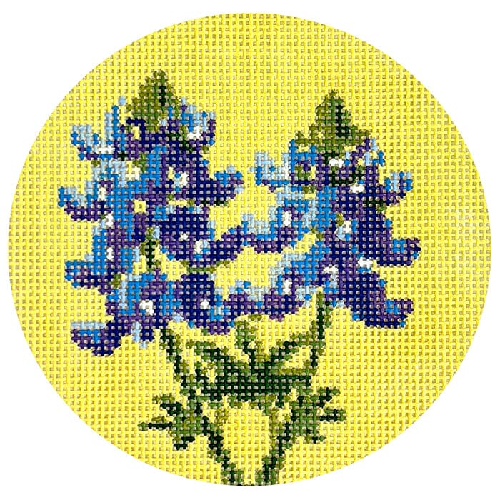 Flowers of the 50 States Round - Bluebonnet