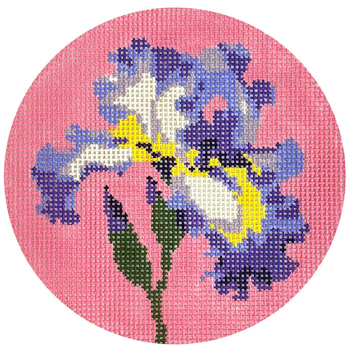 Flowers of the 50 States Round - Iris