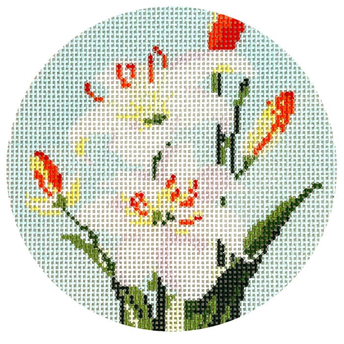 Flowers of the Bible: Lily of the Field Round