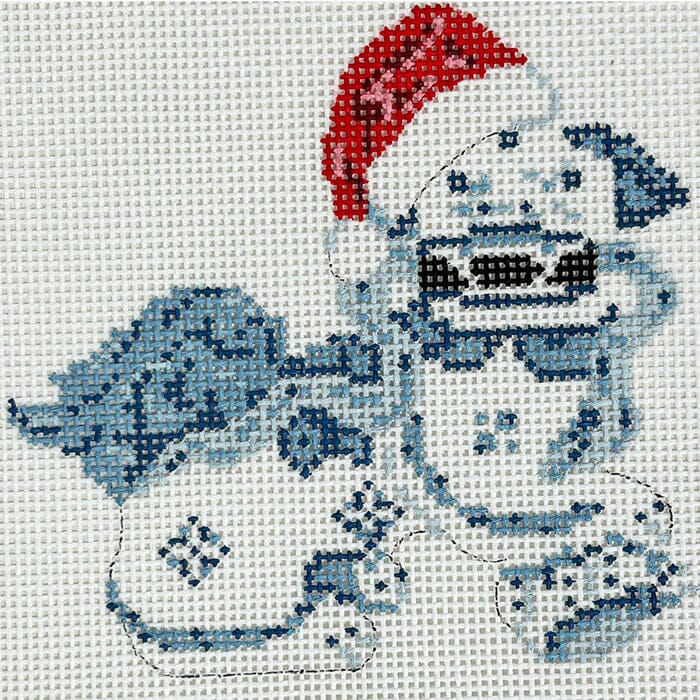 Foo Dog with Santa Hat