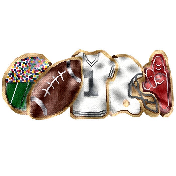 Football Cookies Row