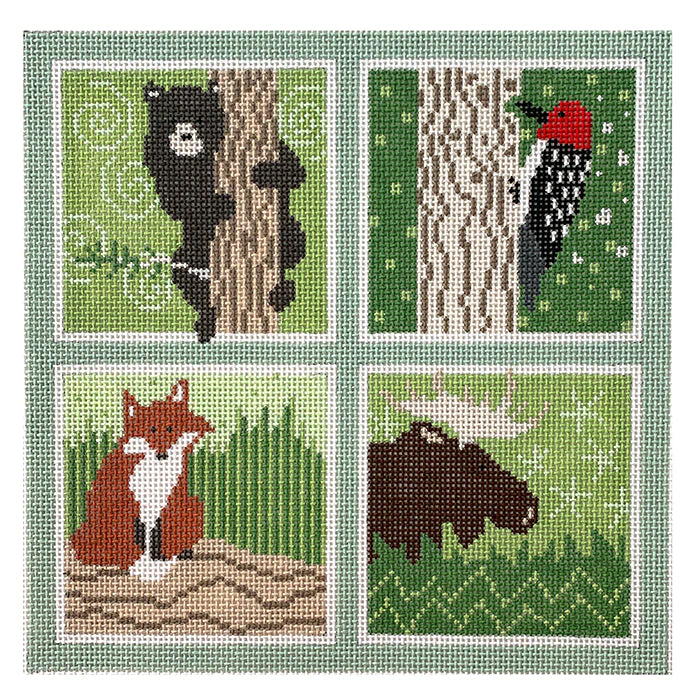 Forest Creatures Pillow
