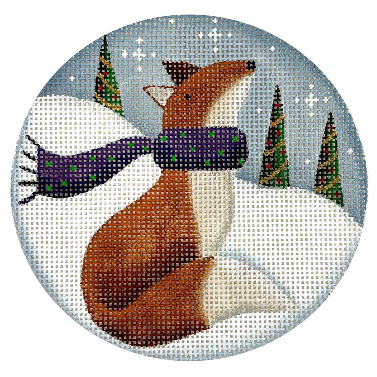 Foxy Christmas Round