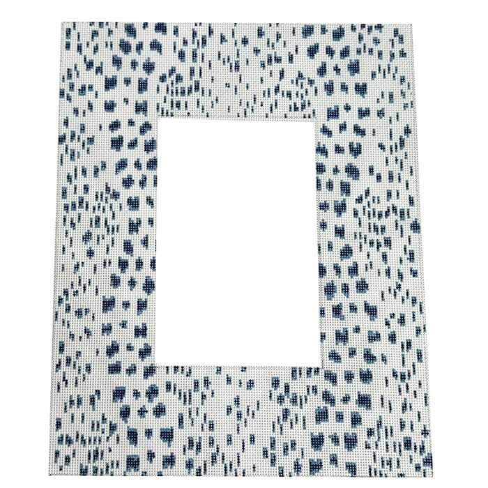 French Dots Picture Frame - Navy