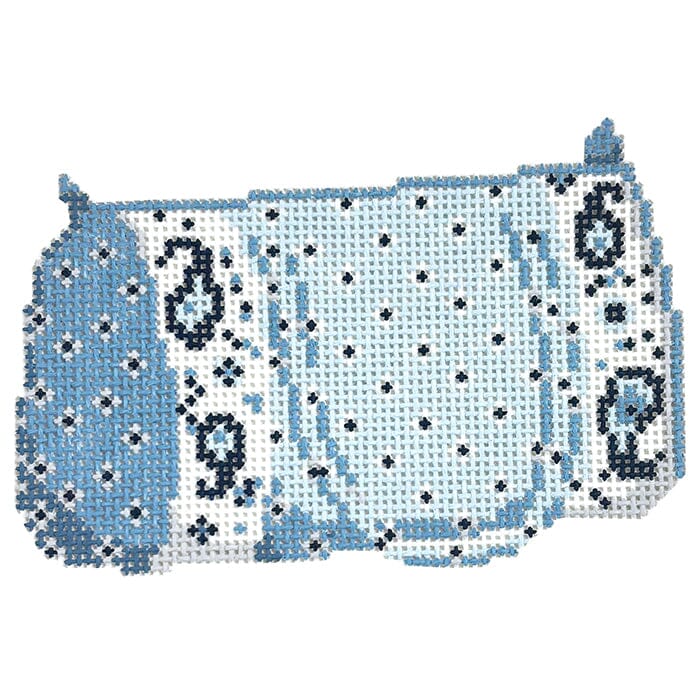 French Duffle Bag - blue