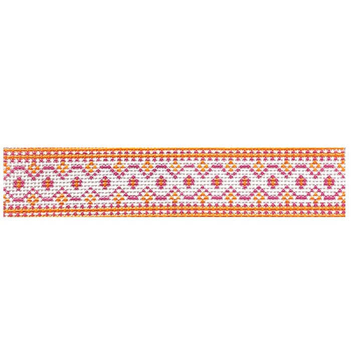 French Keychain Pink and Orange