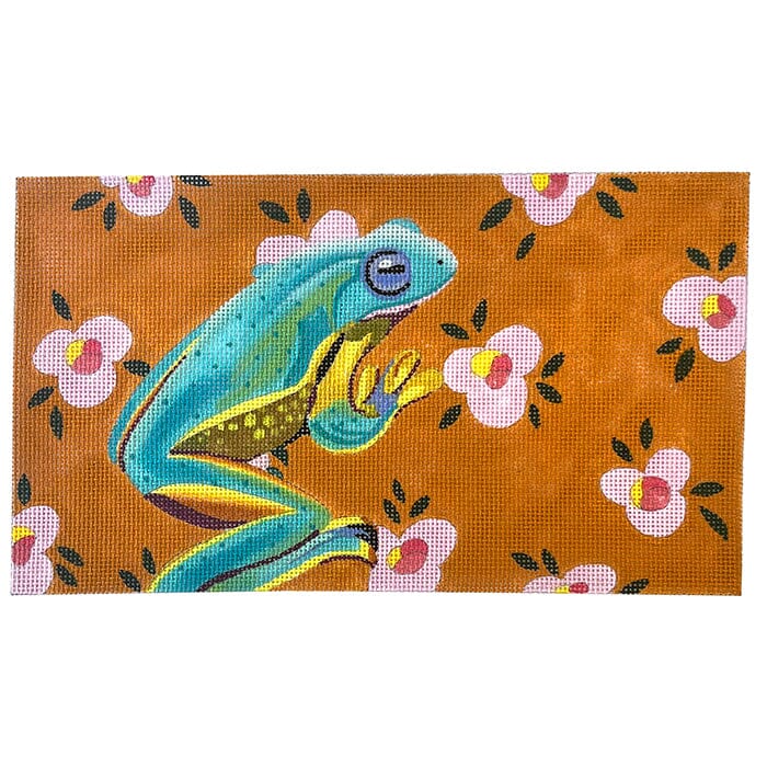 Frog on Flowers Clutch