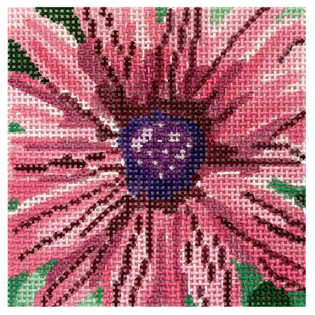 Full Bloom 4" Coaster Painted Daisy