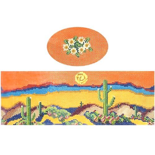 Arizona Scape Hinged Box with Hardware