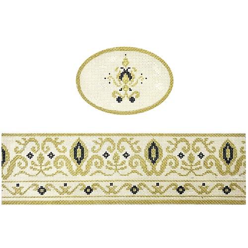 Beige Hinged Box with Hardware