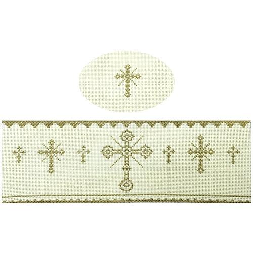 Beige Prayer Hinged Box with Hardware
