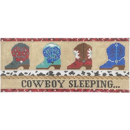 Cowboy Sleeping Sign