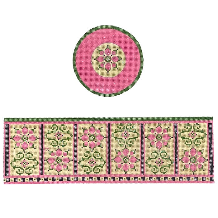 Floral Hinged Box with Hardware