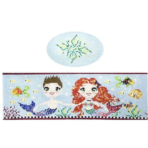 Mermaid & Merboy Hinged Box with Hardware