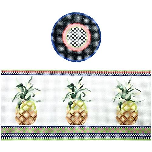 Pineapple Hinged Box with Hardware