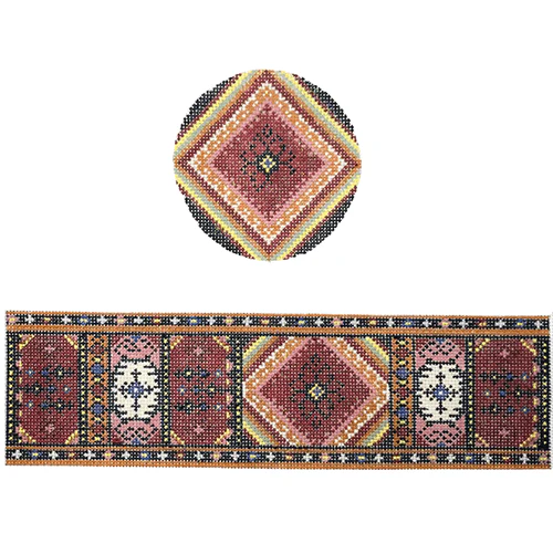 Turkish Kilim Hinged Box with Hardware