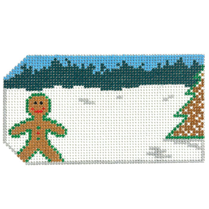 G. Bread Boy Stocking Cuff Name Tag