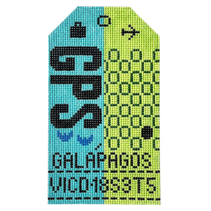 Galapagos GPS Retro Travel Tag