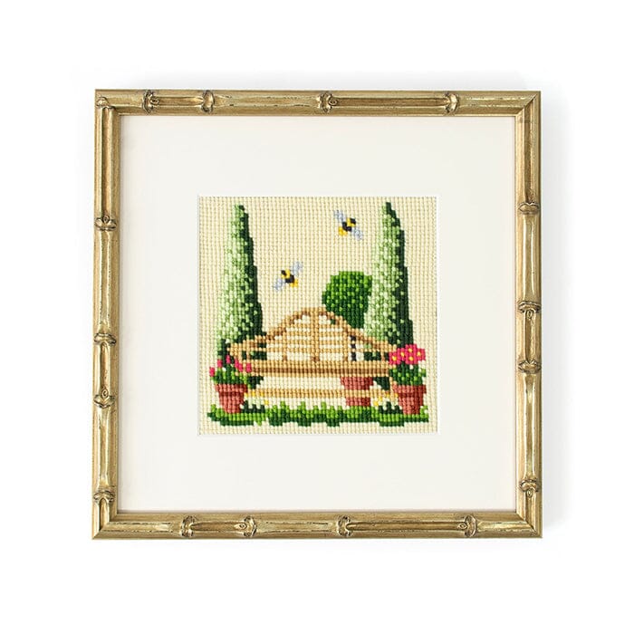 Garden Bench Mini Needlepoint Kit