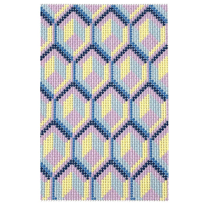 Geode Passport Insert - Blue, Purple, Yellow
