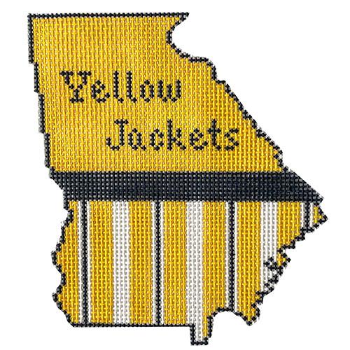 Georgia w/Yellow Jackets on Old Gold