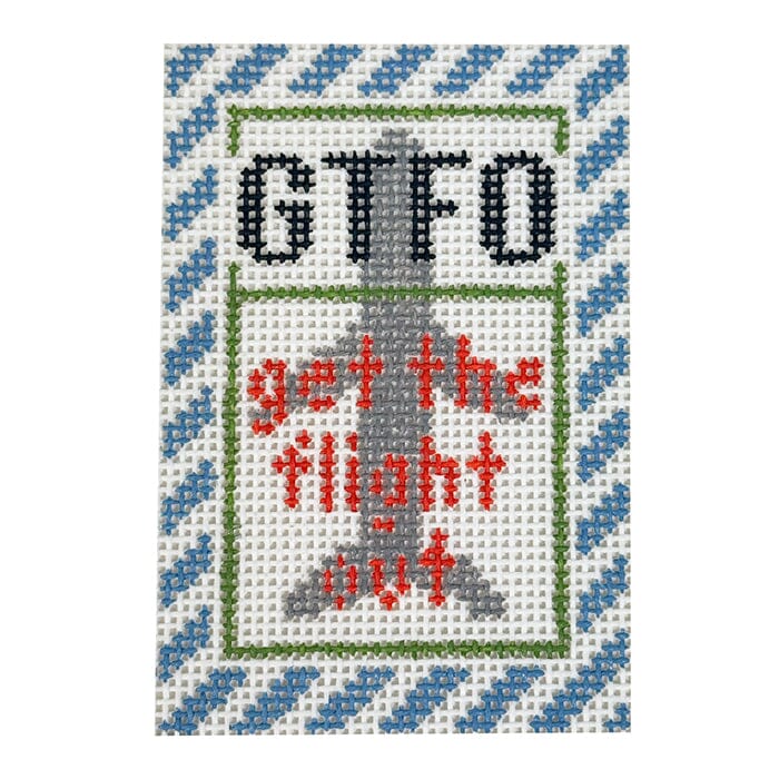 Get the Flight Out Mini 2x3 Blue Border