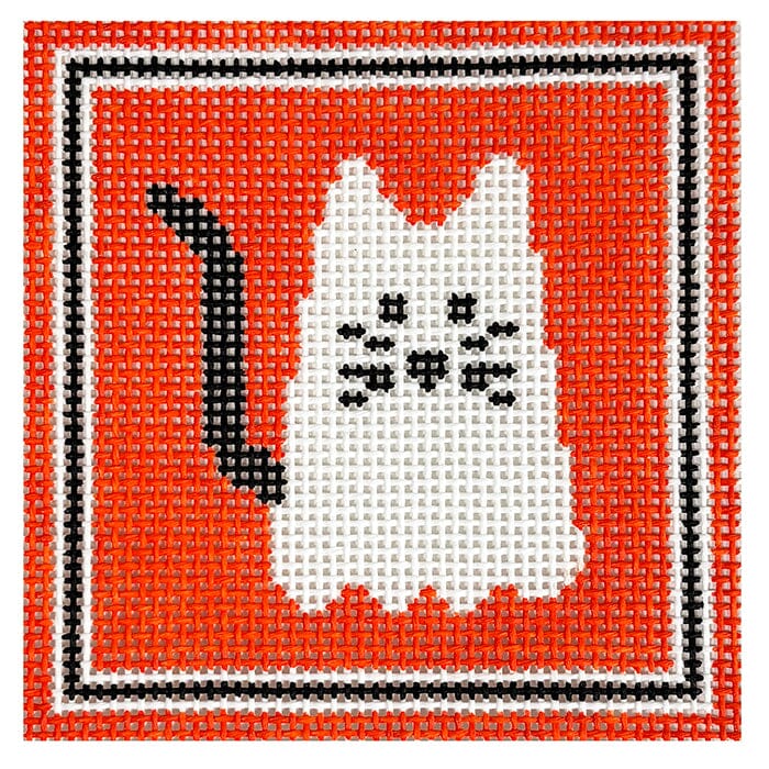Ghost Cat 4" Square