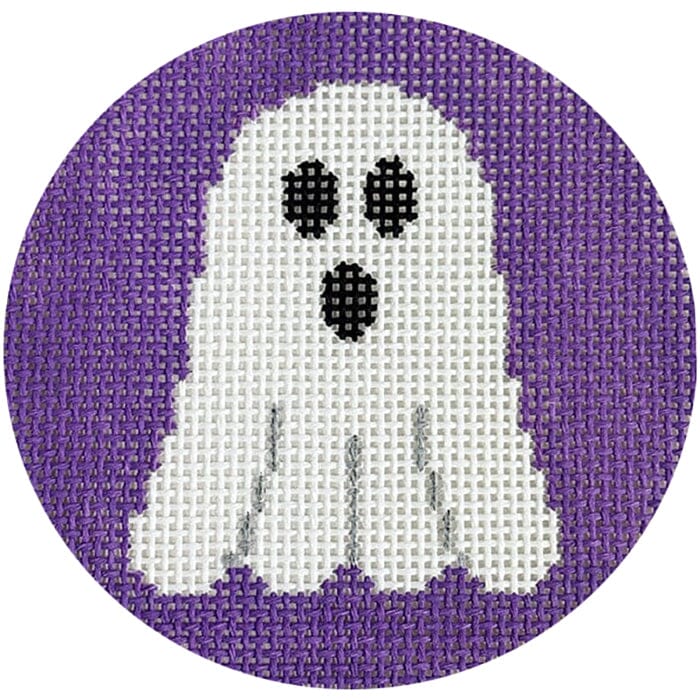 Ghost on Purple 4" Round