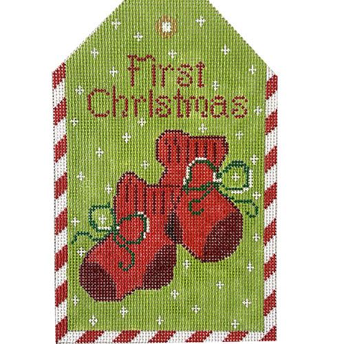 Gift Tag - First Christmas with Red Booties